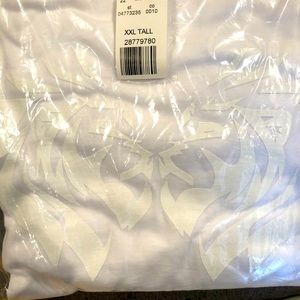 Mens Express white T-shirt with white lions